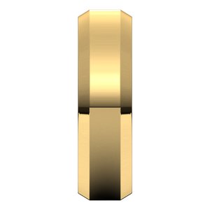 Beveled-Edge Comfort-Fit Flat Band