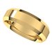 Beveled-Edge Comfort-Fit Flat Band