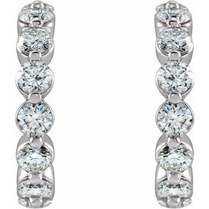 Accented Hoop Earrings