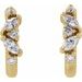 Accented Huggie Earrings