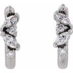 Accented Huggie Earrings