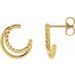 Front Facing Hoop Earrings