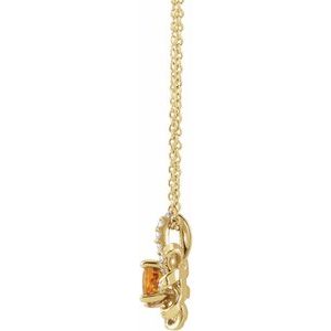 Halo-Style Necklace or Pendant