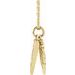 Accented Angel Wings Necklace or Pendant