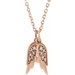 Accented Angel Wings Necklace or Pendant