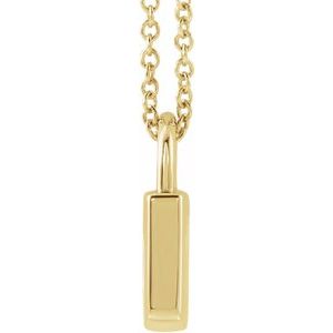 Engravable Lock Necklace or Pendant