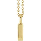 Engravable Lock Necklace or Pendant