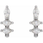 Marquise Bar Earrings