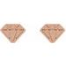 Tiny Diamond Earrings