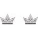 Tiny Crown Earrings