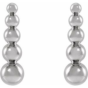Graduated Ball Earrings