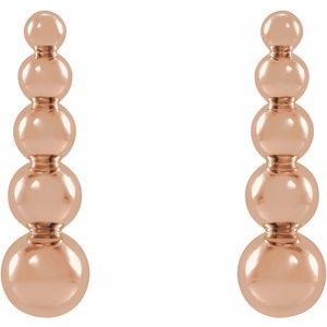 Graduated Ball Earrings