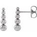 Graduated Ball Earrings