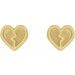 Tiny Heart Earrings