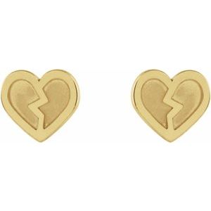 Tiny Heart Earrings