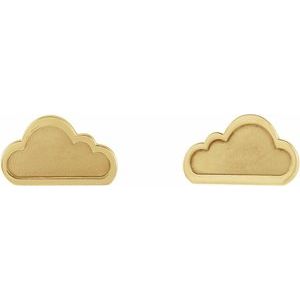 Tiny Cloud Earrings