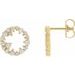 Accented Circle Earrings