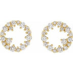 Accented Circle Earrings