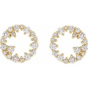 Accented Circle Earrings