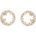 Accented Circle Earrings