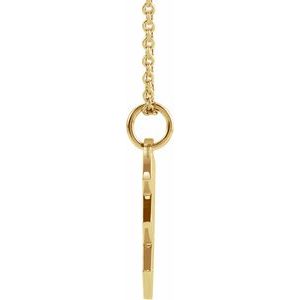 Engravable Broken Heart Necklace or Pendant