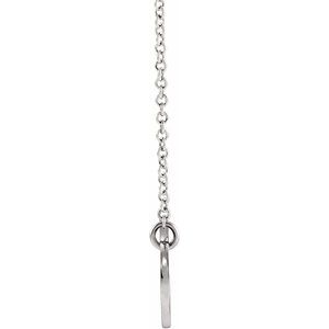 Engravable Oval Necklace