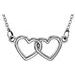 Tiny Posh® Double Heart Necklace