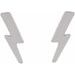 Tiny Lightning Bolt Earrings