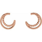 Front Facing Hoop Earrings