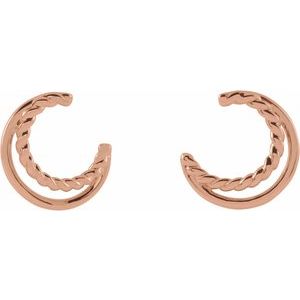 Front Facing Hoop Earrings