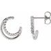Front Facing Hoop Earrings
