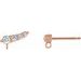 Graduated Ear Climber Top