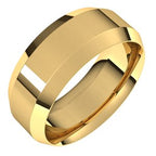 Beveled-Edge Comfort-Fit Flat Band