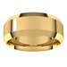 Beveled-Edge Comfort-Fit Flat Band