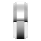 Beveled-Edge Comfort-Fit Flat Band