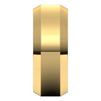 Beveled-Edge Comfort-Fit Flat Band