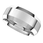 Beveled-Edge Comfort-Fit Flat Band