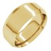 Beveled-Edge Comfort-Fit Flat Band