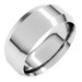 Beveled-Edge Comfort-Fit Flat Band