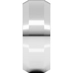 Beveled-Edge Comfort-Fit Flat Band