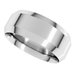 Beveled-Edge Comfort-Fit Flat Band