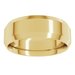 Beveled-Edge Comfort-Fit Flat Band