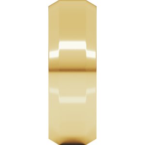 Beveled-Edge Comfort-Fit Flat Band