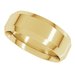 Beveled-Edge Comfort-Fit Flat Band