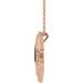 Bezel-Set Geometric Necklace or Pendant