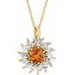 Halo-Style Necklace or Pendant