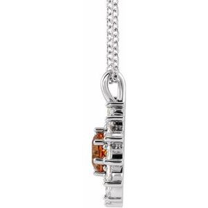 Halo-Style Necklace or Pendant