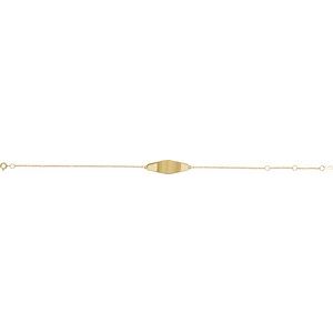 Engravable Curved Bar Bracelet