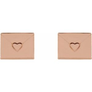 Heart Envelope Earrings