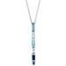 Baguette Bar Necklace or Slide Pendant